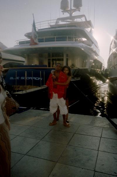MOI ET BRUNO A ST TROPEZ ETE 2004